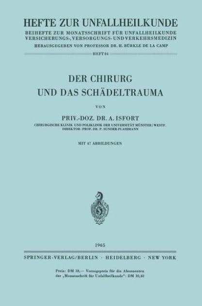 Der Chirurg und das Schï¿½deltrauma by A. Isfort