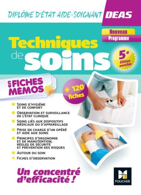 Techniques de soins en fiches mémos - DEAS Diplôme d'Etat Aide-Soignant - 2024-2025 by Hayat Abbadi