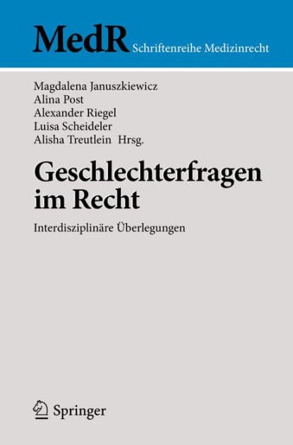Geschlechterfragen im Recht: Interdisziplinäre Überlegungen by Magdalena Januszkiewicz