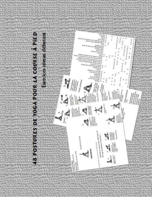 48 postures de yoga pour la course à pied: Exercices niveau débutant by Enrik Bravac