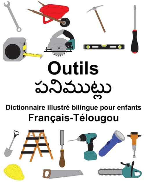 Français-Télougou Outils Dictionnaire illustré bilingue pour enfants by Suzanne Carlson