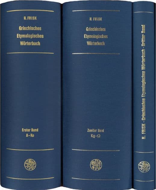 Griechisches etymologisches Worterbuch, Bd. 1: A - Ko by Hjalmar Frisk
