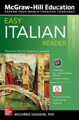 Easy Italian Reader, Premium Third Edition by Riccarda Saggese