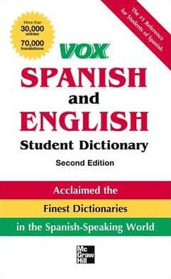 Vox Spanish and English Student Dictionary, 2nd Edition by Vox