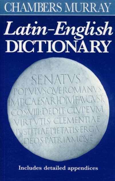 Chambers Murray Latin-English Dictionary by Chambers (Ed.)