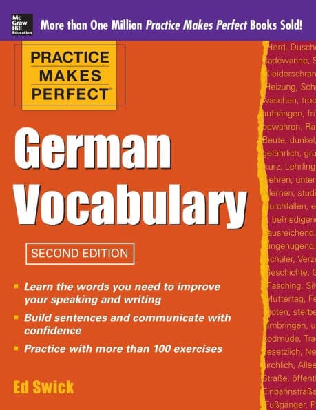 Practice Makes Perfect German Vocabulary by Ed Swick