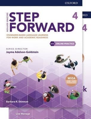 Step Forward Level 4 Student Book and Workbook Pack with Online Practice: Standards-based language learning for work and academic readiness by Barbara R. Denman