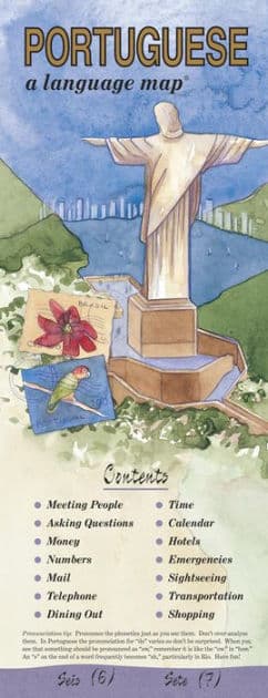 Portuguese a Language Map by Kristine K. Kershul