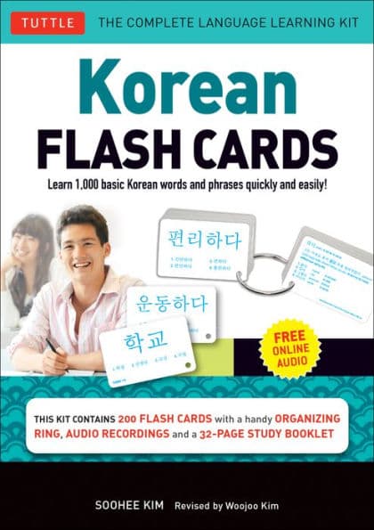 Korean Flash Cards Kit: Learn 1,000 Basic Korean Words and Phrases Quickly and Easily! (Hangul & Romanized Forms) Downloadable Audio Included by Soohee Kim