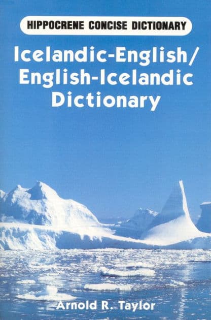 Icelandic-English/English-Icelandic Concise Dictionary by Arnold Taylor