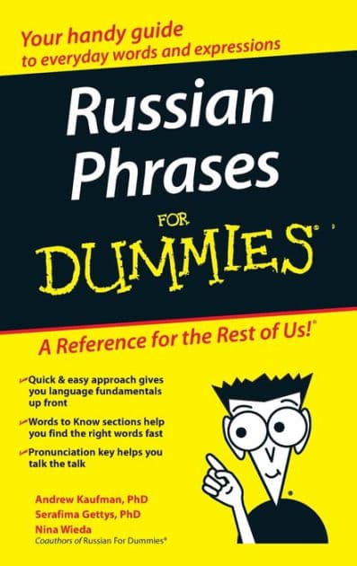 Russian Phrases For Dummies by Andrew D. Kaufman