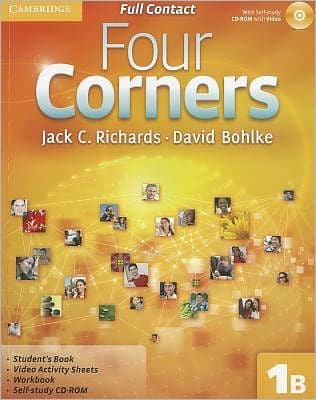 Four Corners Level 1 Full Contact B with Self-study CD-ROM by Jack C. Richards