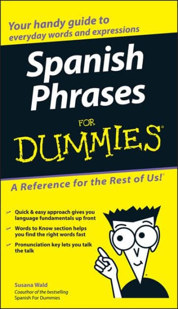 Spanish Phrases For Dummies by Susana Wald
