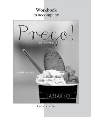 Workbook for Prego! by Graziana Lazzarino