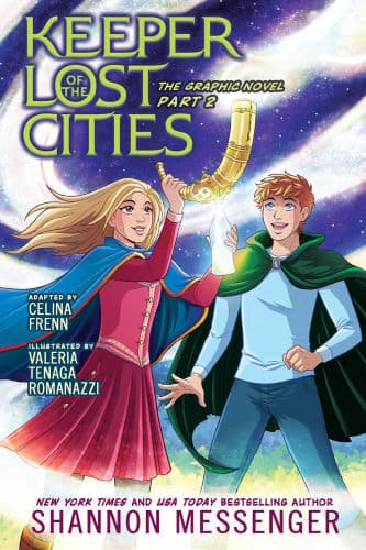 Keeper of the Lost Cities The Graphic Novel Part 2: Volume 1 by Shannon Messenger, Celina Frenn (Adapted by), Valeria Tenaga Romanazzi (Illustrator), Celina Frenn, Valeria Tenaga Romanazzi
