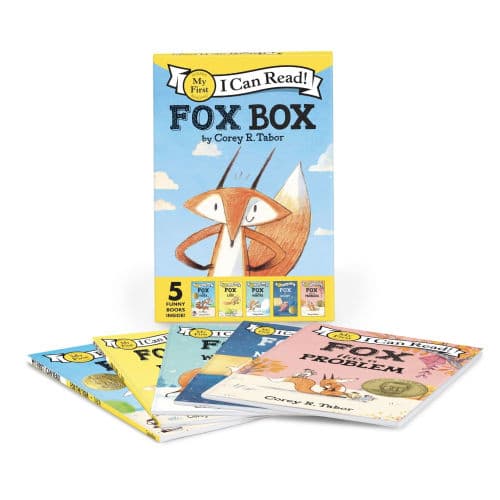 Fox 5-Book I Can Read Box Set: Fox Box: Fox the Tiger, Fox Is Late, Fox versus Winter, Fox at Night, Fox Has a Problem by Corey R. Tabor, Corey R. Tabor (Illustrator)