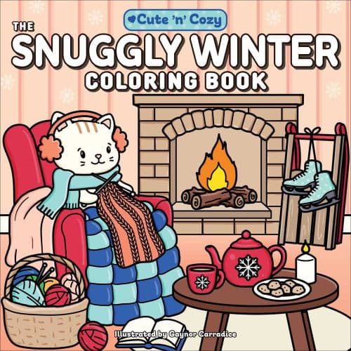 The Snuggly Winter Coloring Book by Gaynor Carradice