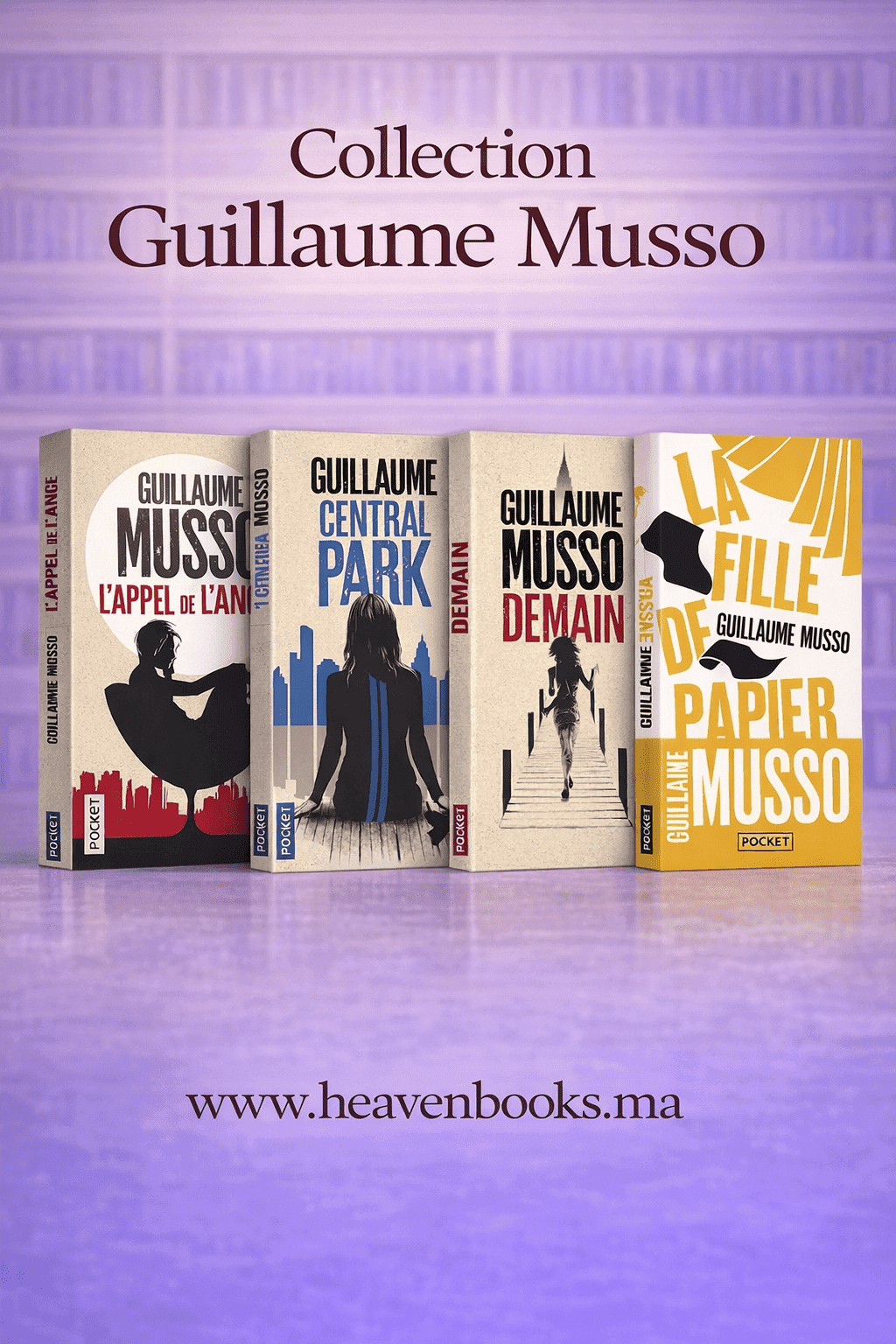 Collection Guillaume Musso – L’Appel de l’ange, Central Park, Demain, La Fille de papier (Pack 4 Romans) by Guillaume Musso