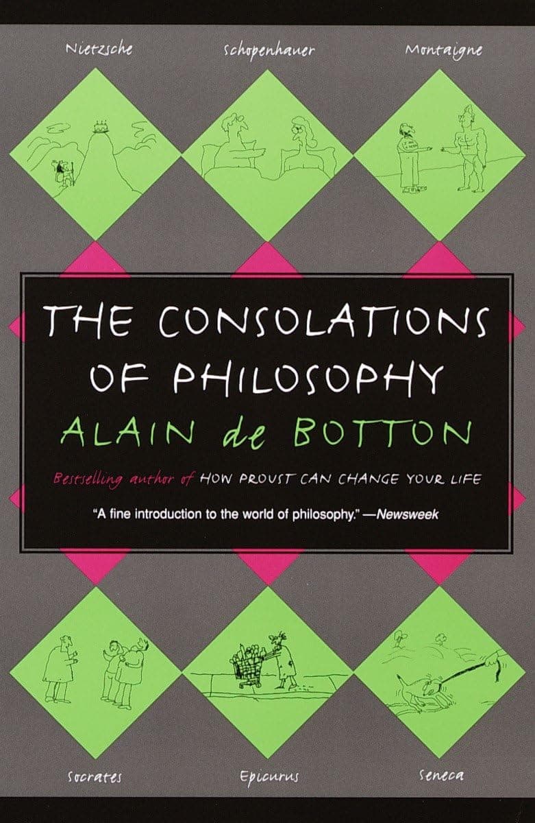 Vintage The Consolations of Philosophy by Alain De Botton