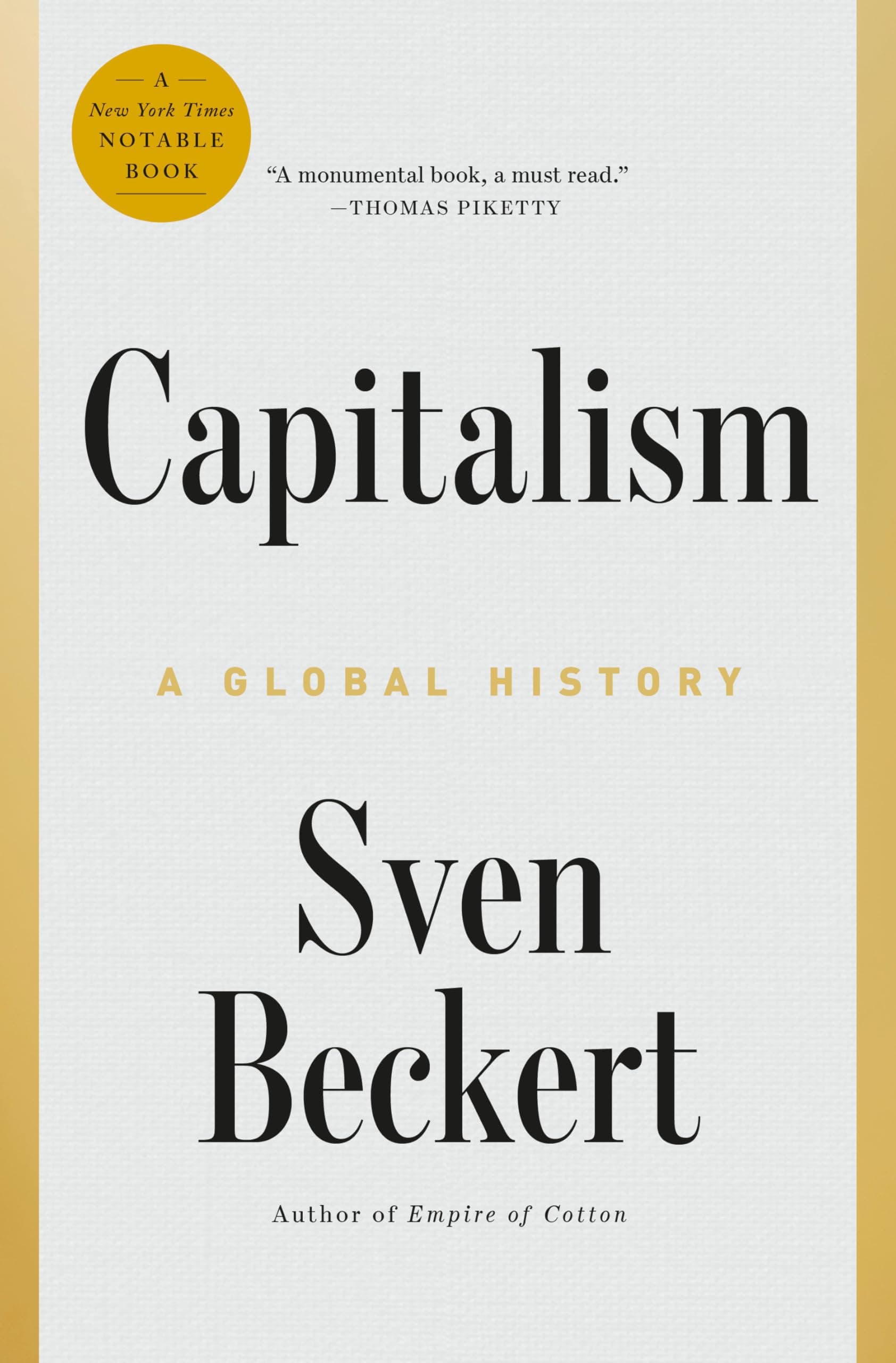 Capitalism: A Global History by Sven Beckert