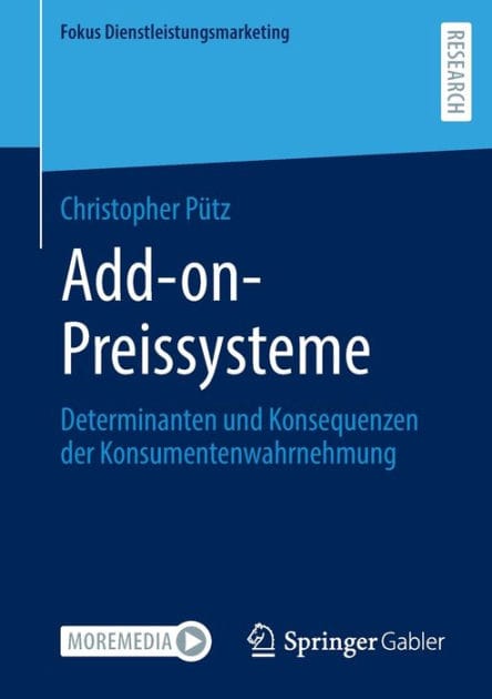 Add-on-Preissysteme: Determinanten und Konsequenzen der Konsumentenwahrnehmung