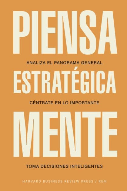 Piensa estrat gicamente (Thinking Strategically, Spanish Edition)