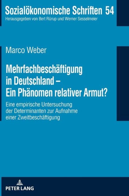 Mehrfachbeschaeftigung in Deutschland - Ein Phaenomen relativer Armut?: Eine empirische Untersuchung der Determinanten zur Aufnahme einer Zweitbeschaeftigung