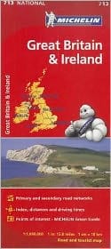 Michelin Great Britain & Ireland Map 713