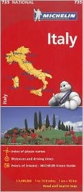 Michelin Italy Map 735