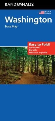 Washington Easy to Fold State Map
