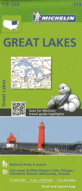Michelin USA Great Lakes Map 173