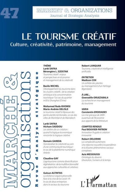 Le tourisme créatif: Culture, créativité, patrimoine, management