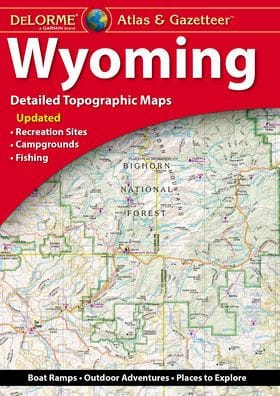 Delorme Atlas Wyoming 11E