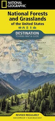 National Forests & Grasslands of the United States (National Geographic Destination Map)