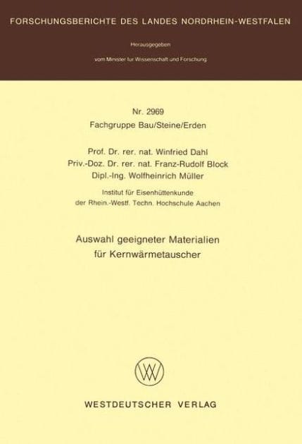 Auswahl geeigneter Materialien für Kernwärmetauscher