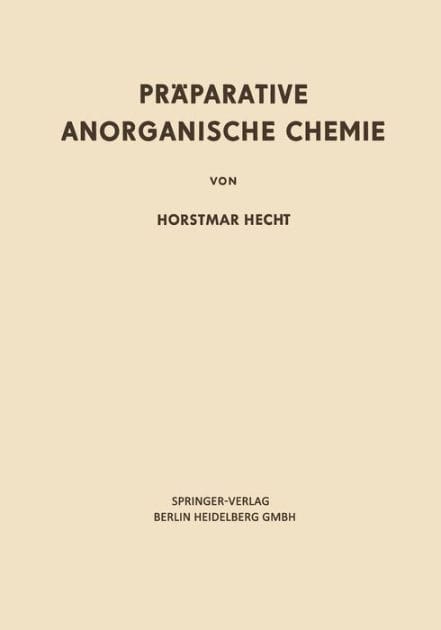Prï¿½parative Anorganische Chemie