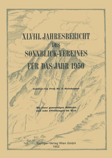 Jahresbericht des Sonnblick-Vereines fï¿½r das Jahr 1950