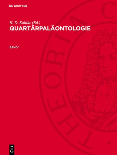 Quartärpaläontologie. Band 1