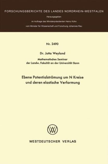 Ebene Potentialströmung um N Kreise und deren elastische Verformung