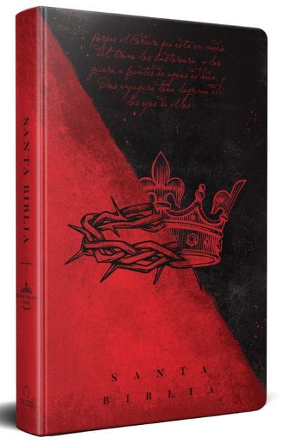 Biblia RVR 1960 letra grande tamaño manual, tapa dura doble corona / Spanish Bible RVR 1960 Handy Size Large Print Hardcover double crown