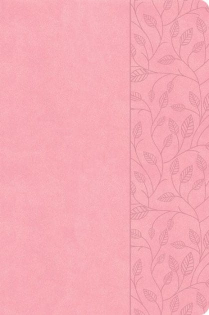 CSB Large Print Thinline Bible, Value Edition, Soft Pink LeatherTouch