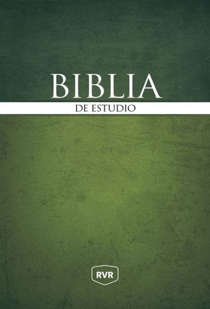 RVR, Biblia de Estudio, Tapa Dura, Comfort Print