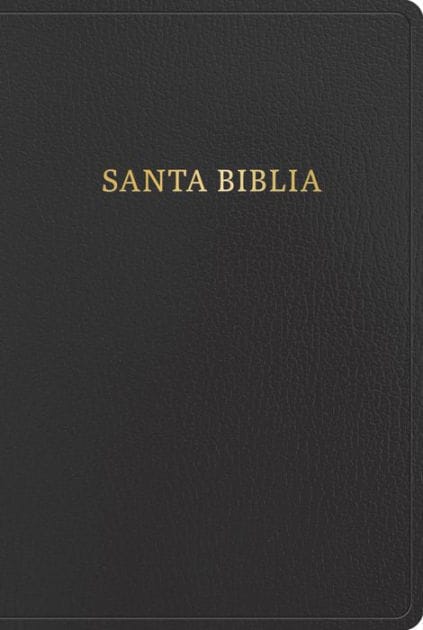 RVR 1960 Biblia letra gigante, negro imitación piel con índice (Edición 2023): Santa Biblia