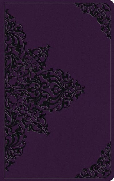 ESV Large Print Value Thinline Bible (TruTone, Lavender, Filigree Design)