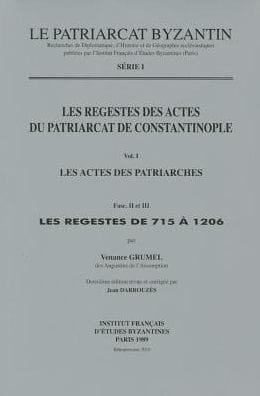 Les Actes des Patriarches II-III: Les Regestes de 715 a 1206