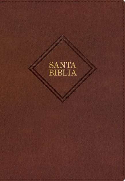 RVR 1960 Biblia letra supergigante, marrón piel fabricada (Edición 2023): Con referencias. Nueva tipografía