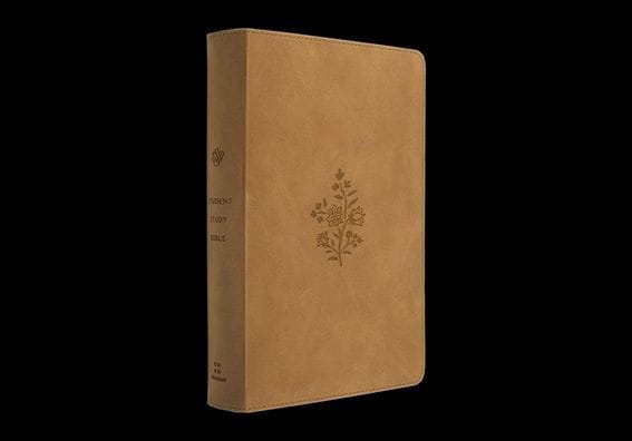 ESV Student Study Bible (TruTone, Nubuck Caramel, Wildflower Design)