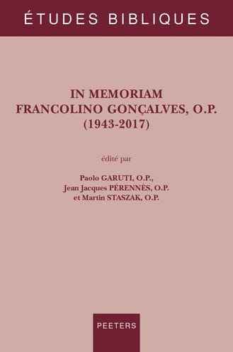 In memoriam Francolino Goncalves, O.P. (1943-2017)
