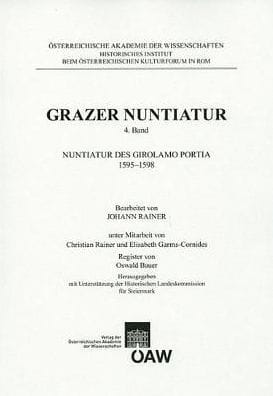 Nuntiatur des Girolamo Portia 1595-1598