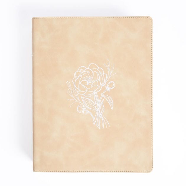 CSB Illustrator's Notetaking Bible, Large Print Edition, Cream LeatherTouch
